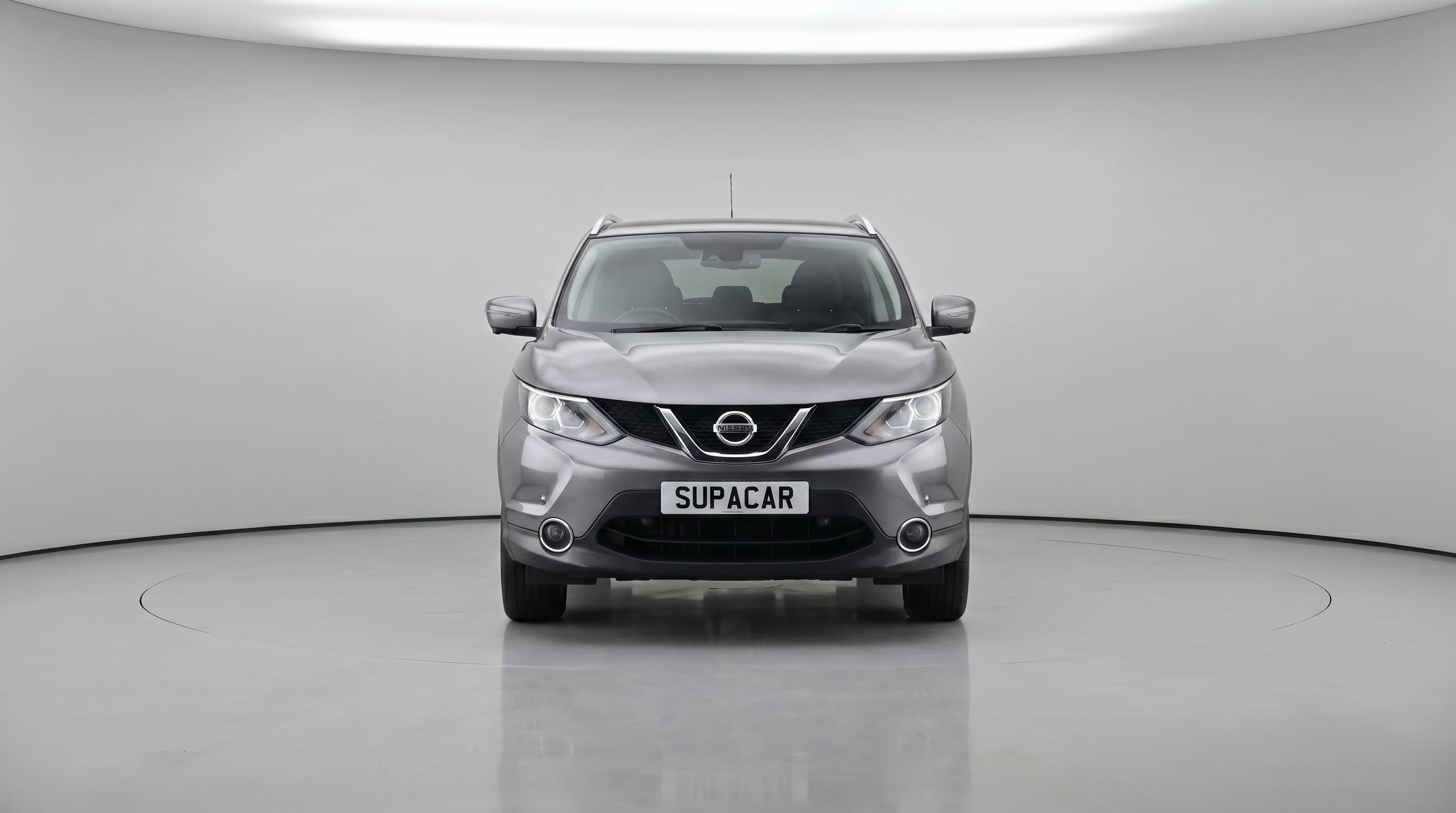 Car photographed in a clean studio background